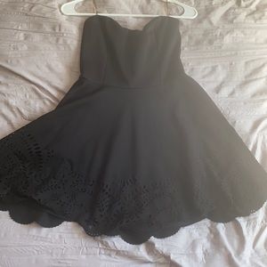 Mini black dress